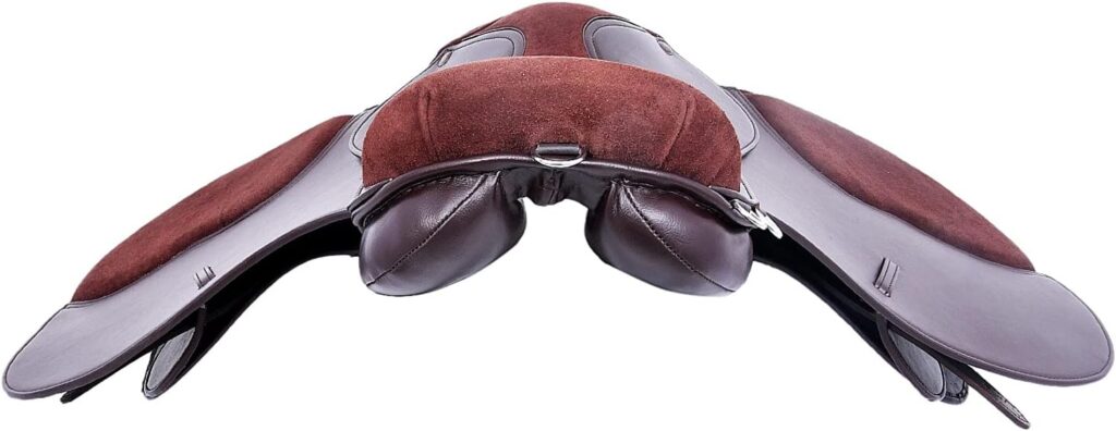 Aces Equine SYNTHETIC GENERAL PURPOSE EXTRA WIDE SADDLE SIZE 16 INCH D-D 10 INCH WIDE