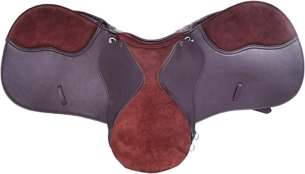 Aces Equine SYNTHETIC GENERAL PURPOSE EXTRA WIDE SADDLE SIZE 16 INCH D-D 10 INCH WIDE