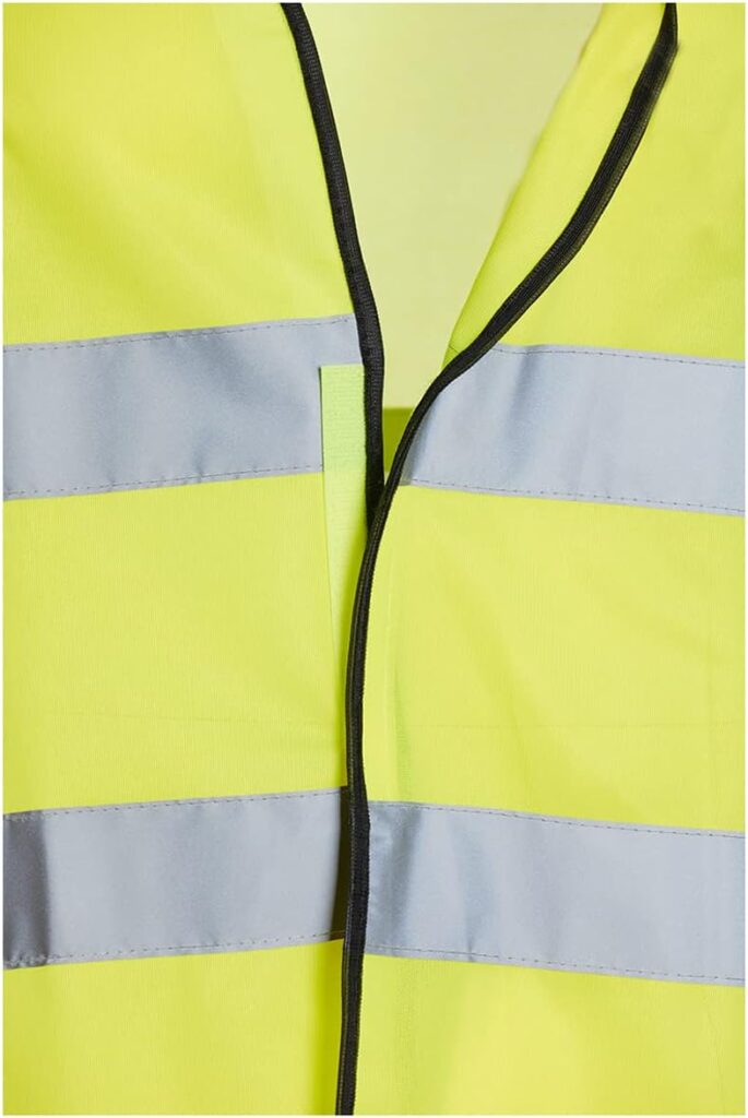 Blackrock Hi Vis Yellow Sleeveless Vest Waistcoat, Mens and Womens Lightweight and Comfortable, Reflective High Visibility Safety Wear, Fully EN Certified - Medium