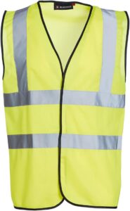 Blackrock Hi Vis Yellow Sleeveless Vest Waistcoat