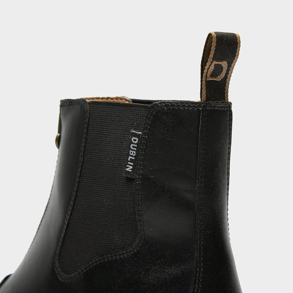 Dublin Womens Altitude Zip Boots - Black - Quality grained PU which looks just like leather -