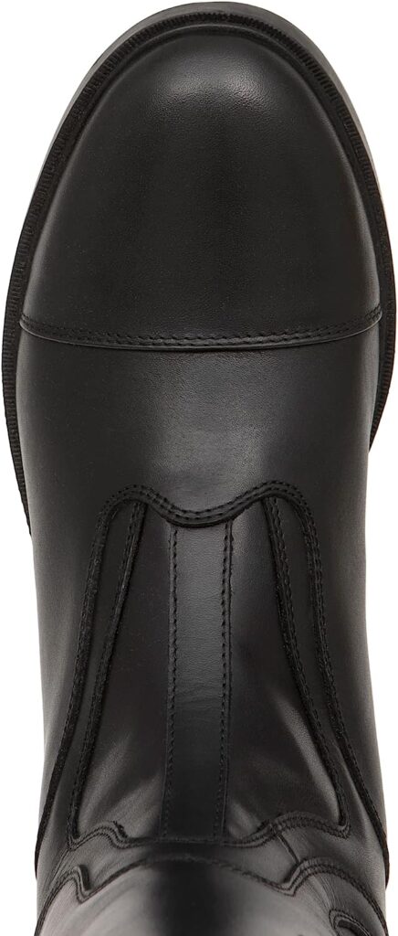 Harry Hall Burlington Wide Calf Horse Riding Boots for Women - Long Leather Equestrian Womens Ladies Boot with Full Length Back Zip