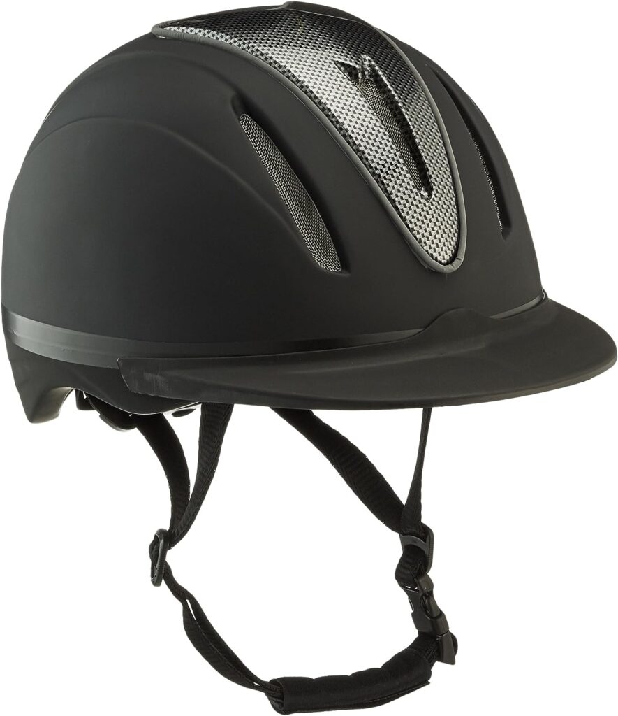 HKM Riding Helmet – Carbon Art