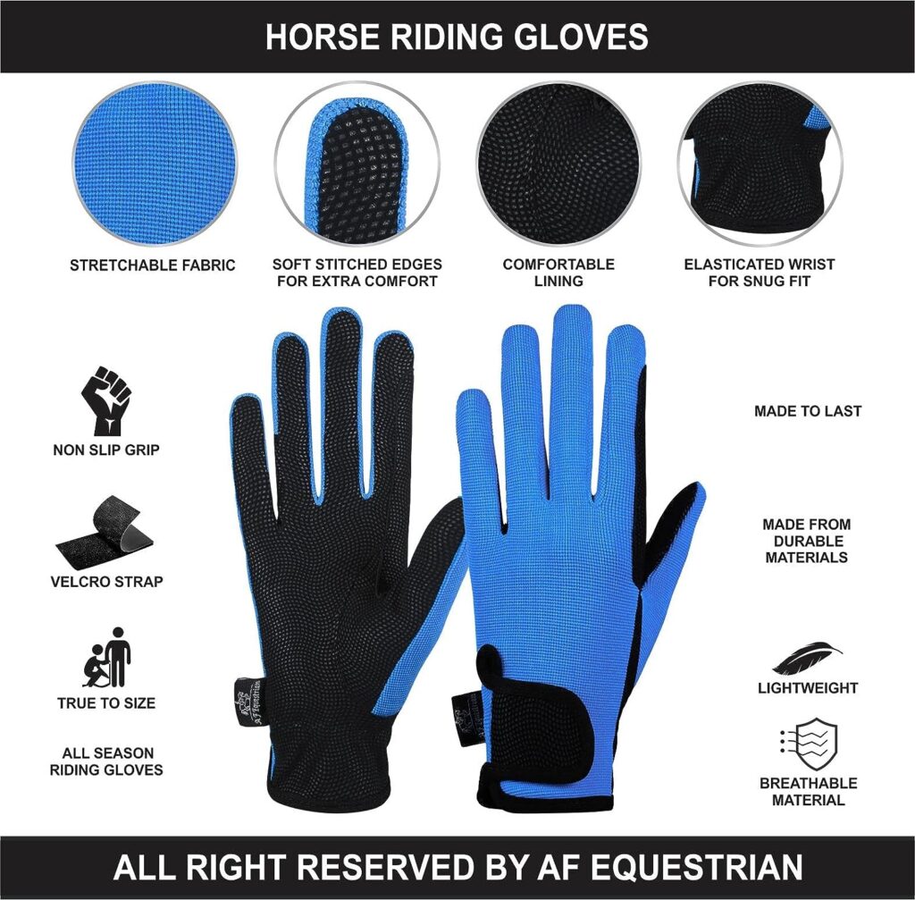 AFE Kids Gloves For Girls Boys Unisex Horse Riding Gloves Outdoor Gloves Sports Gloves Cycling Gloves For Children