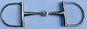 Equestrian D-Ring Snaffle Horse Bit