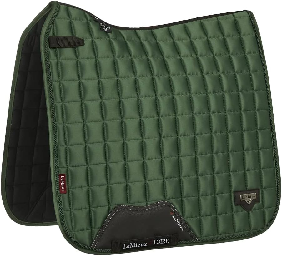 LeMieux Dressage Loire Classic Square Saddle Pad - Saddle Pads for Horses - Equestrian Riding Equipment and Accessories