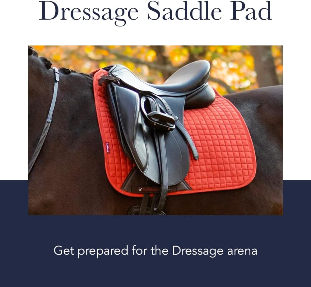 LeMieux Dressage Saddle Pad - Saddle Pads for Horses - Equestrian Riding Equipment and Accessories