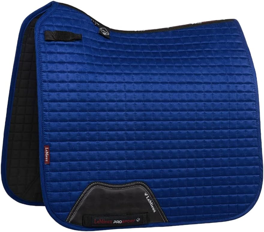 LeMieux Dressage Suede Square Saddle Pad - Saddle Pads for Horses - Equestrian Riding Equipment and Accessories