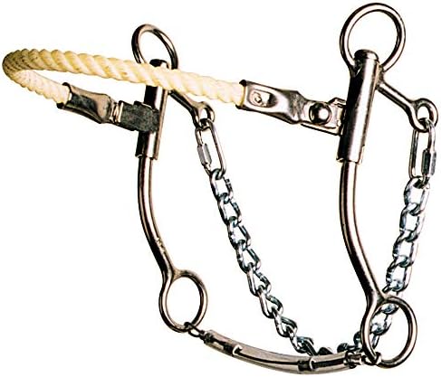 Reinsman Little S Hackamore - Rope Nose - Stage B - Horse or Arabian Size