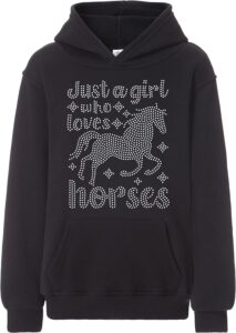 Varsany Girl's Unicorn Hoodie