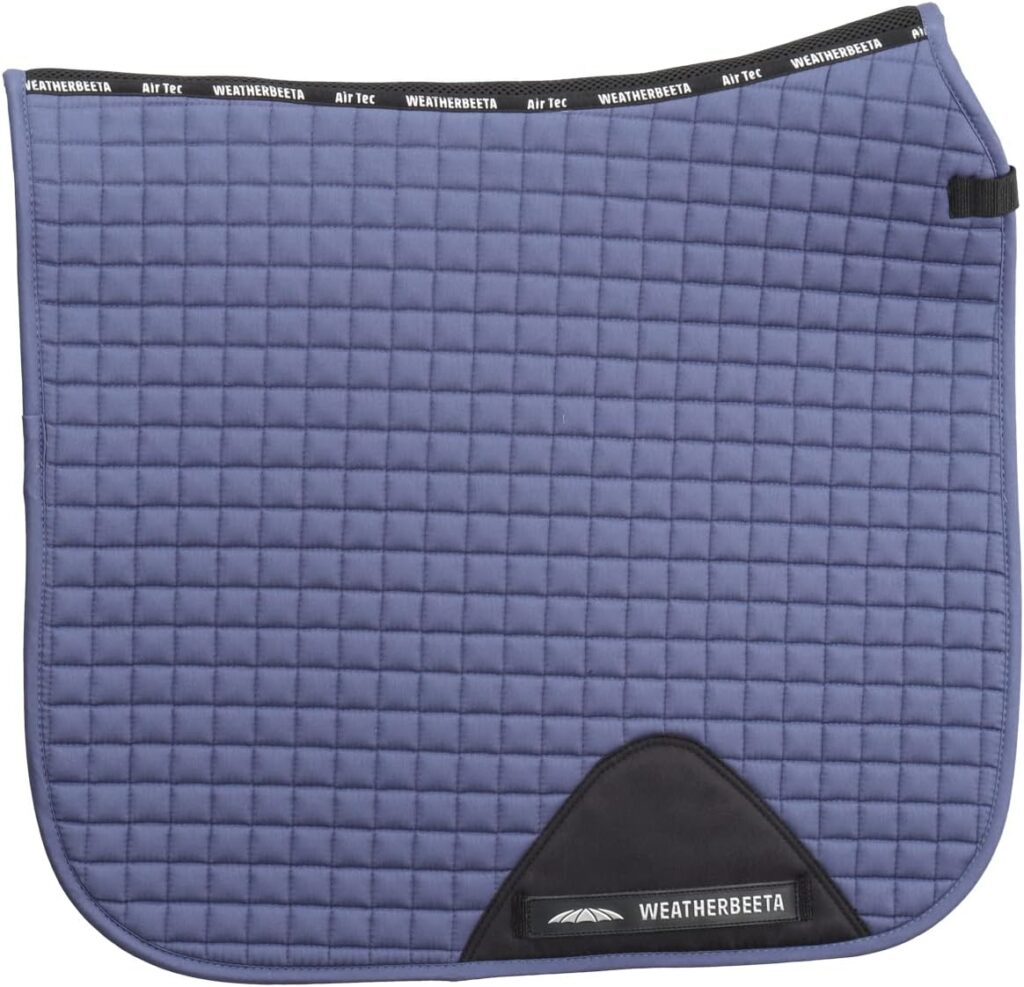 Weatherbeeta Prime Dressage Saddle Pad - Blueberry - Breathable