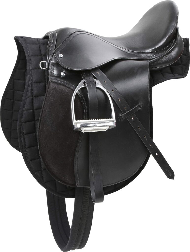 Kerbl 32285 Haflinger Saddle Set - Black