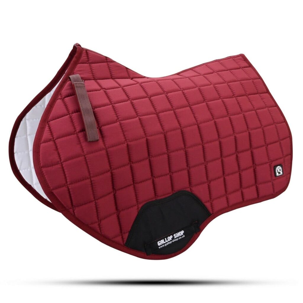 Close Contact Jumping Saddle Cloth Numnah Saddle Pads (Cob/Pony, Purple)