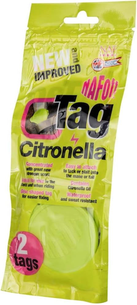 Naf Naf Off Citronella Horse Fly Tack Tag x Size: Twin Pack