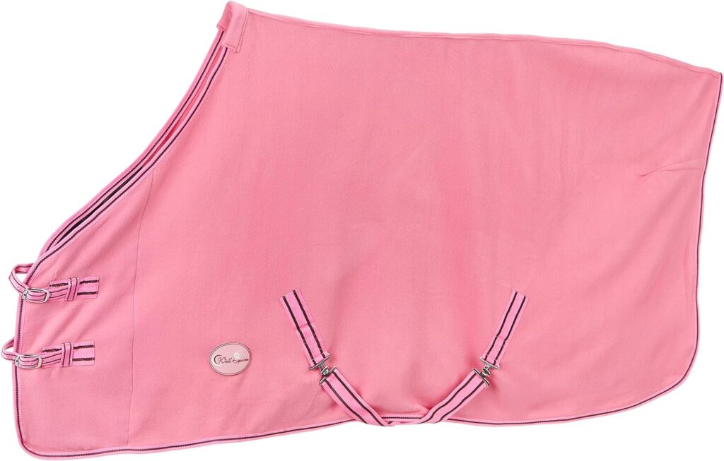 NEW HORSE COB PONY PINK SHOW TRAVEL FLEECE RUG stable cooler choice of Sizes