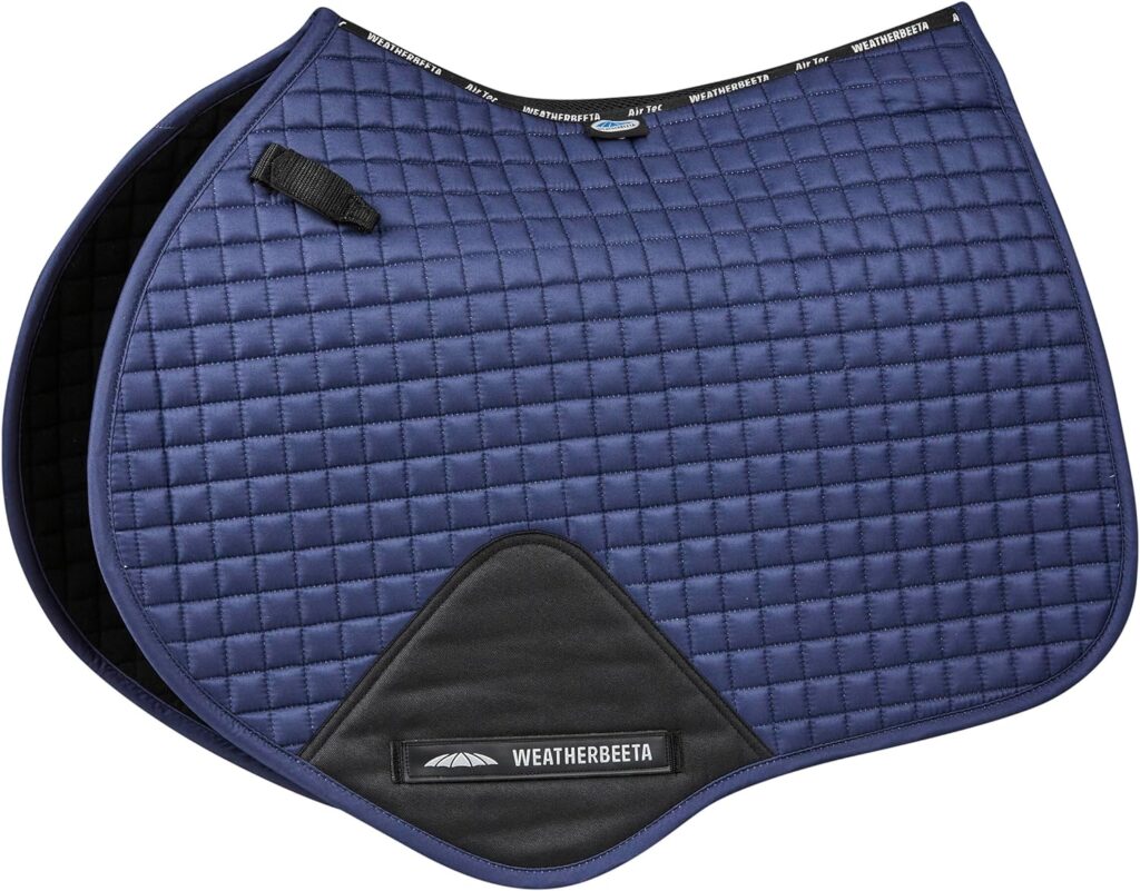 Weatherbeeta Prime Jump Shaped Saddle Pad - Blueberry