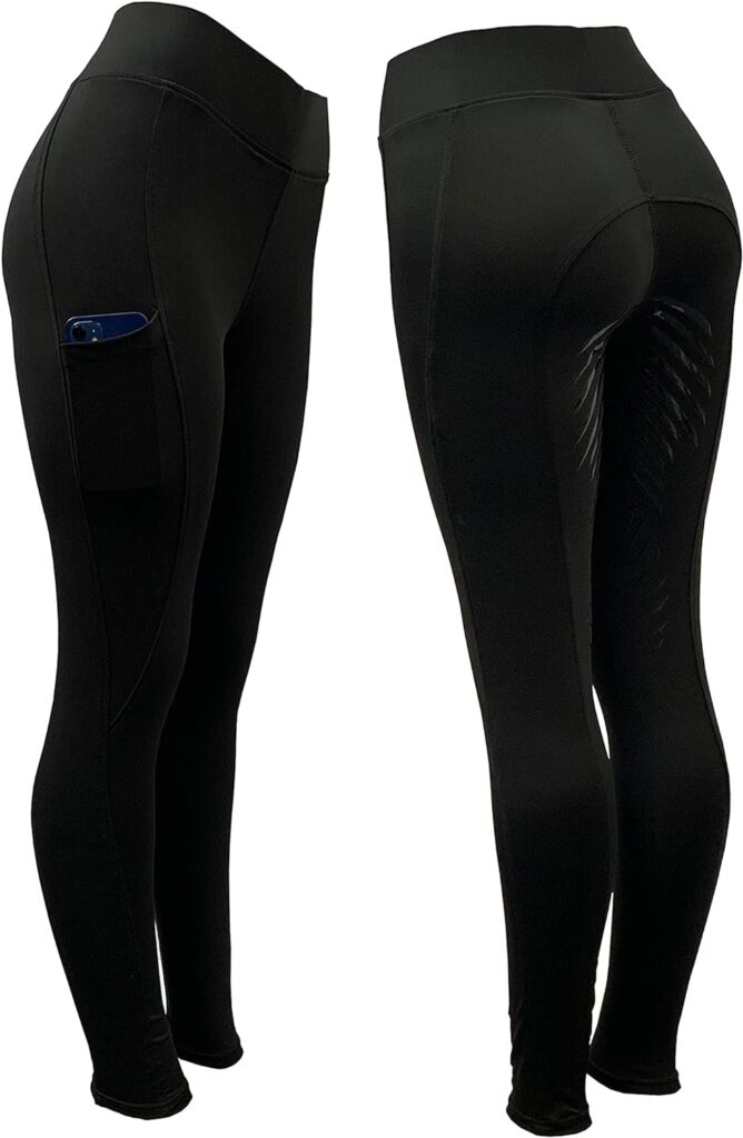 Astile Equestrian Riding Tights Silicon Seat Riding Leggings