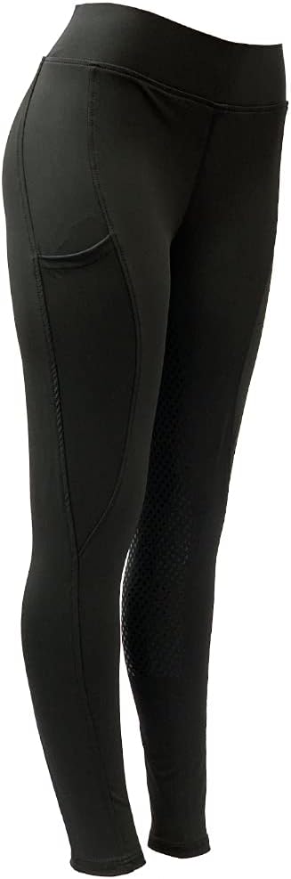 Riding Tights Equestrian Ladies Silicone Grip with Phone Pockets Horse Riding/Gym/Yoga Leggings Tights Breeches Equine