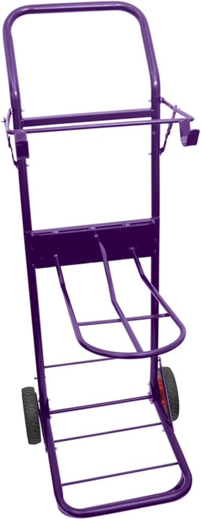 AB Tools Heavy Duty Purple Saddle Trolley Equestrian Horse Stable Tack Room Equipment