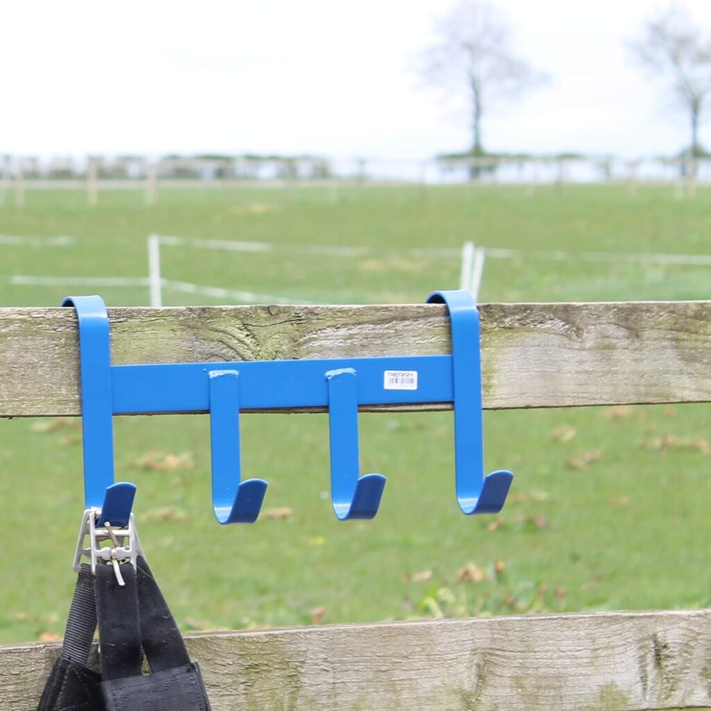 Perry Equestrian Stable Handy Hanger - Four Hooks Seven Colours (Purple)