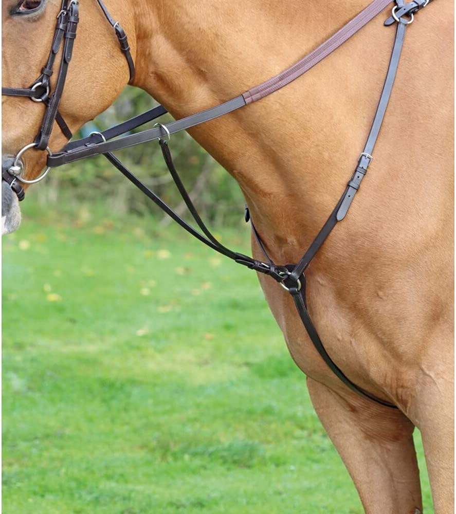 Shires Aviemore Hunt Weight Breastplate-Black Cob