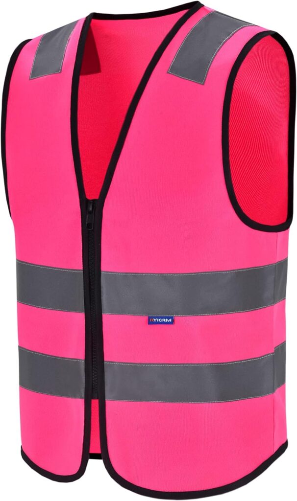 AYKRM 5 colors horse riding High Visibility Hi Viz Vest Waistcoat equestrian high vis Safety hi vis vest(XXS-XXL)