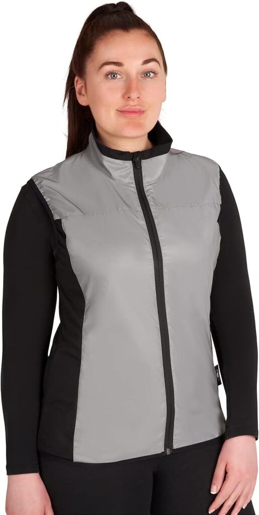 BTR Ladies Cut High Visibility Be Totally Reflective Silver High Viz Gilet - Classic Style