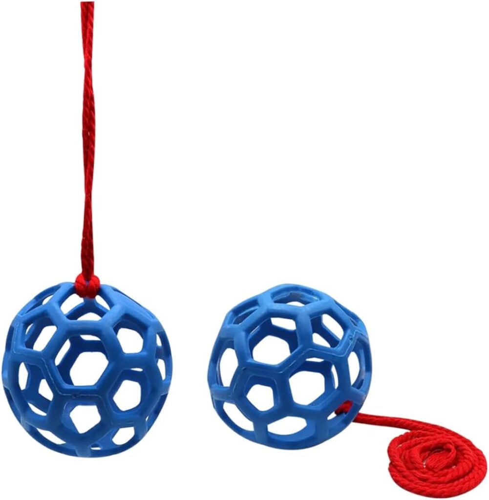 Horse Treat Ball Hay Feeder Hanging Feeding Toy for Horse Horse Goat Sheep Relieve Stress Blue 2PCS Feeding Supplies