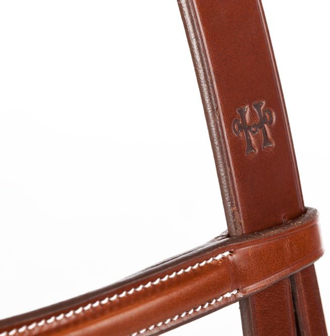 Huntley Equestrian Fancy Stitched Sedgwick Leather English Bridle and Reins