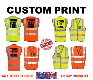 Kuest Personalised Printed Hi Vis Vest