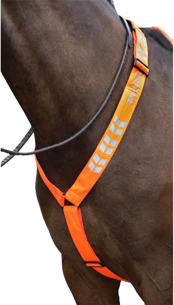 Shires Equi-Flector Breastplate - Yellow