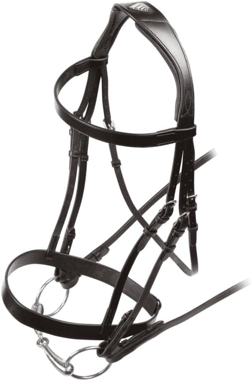 Shires Velociti Hunter Cavesson Bridle: Black: Cob