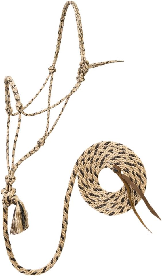 Weaver Leather Silvertip #95 Rope Halter with 12-Feet Lead