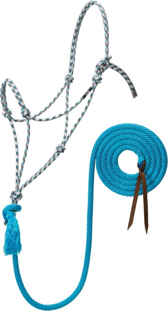 Weaver Leather Silvertip #95 Rope Halter with 12-Feet Lead