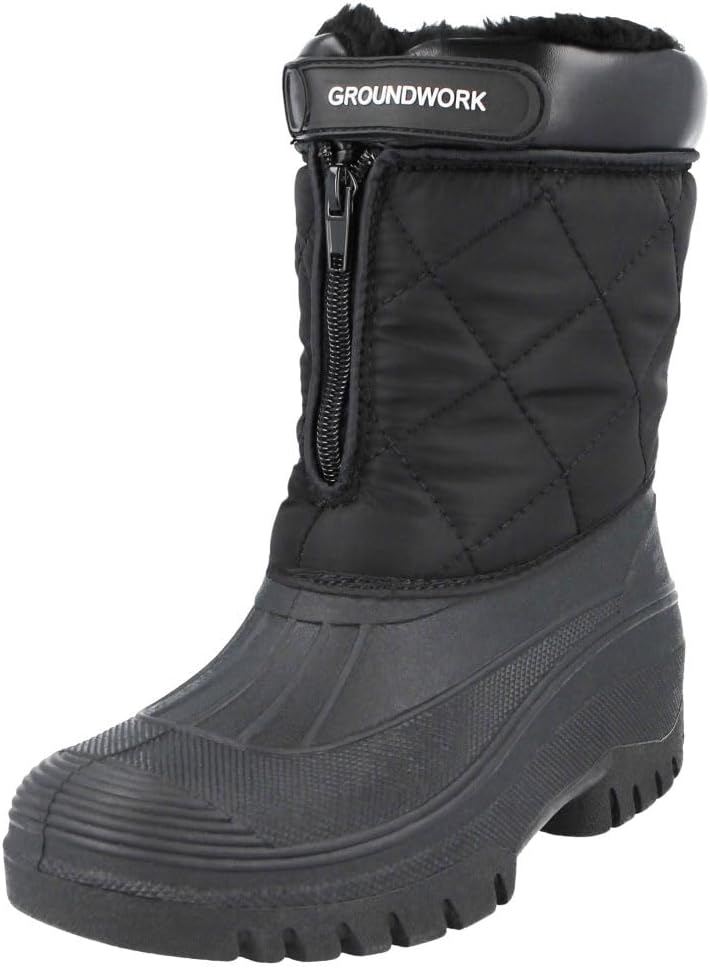 Groundwork LS87 Womens Muckers Mukker Stable Winter Waterproof Lined Snow Boots