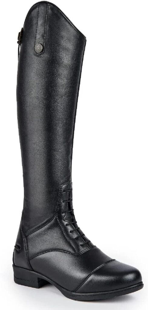 Moretta Shires Luisa Adults Synthetic Riding Boots - Black