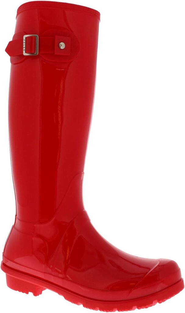 Polar Womens Original Tall Side Buckle Dog Walking Snow Rain Waterproof Wellington Boot